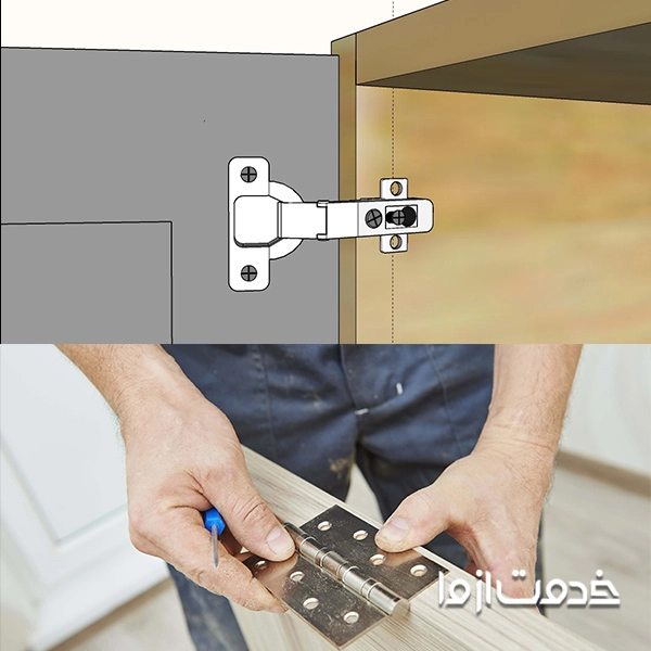 ساخت میز اتو تاشو با قفسه